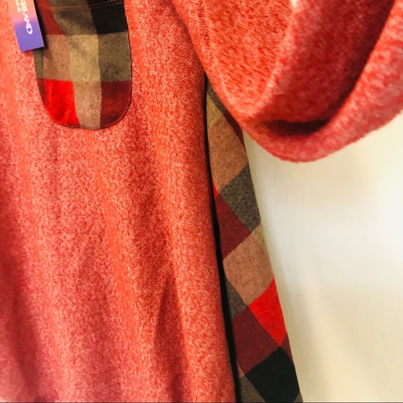 Wonderland of Orange Mixed Print Tunic - Picture 7 of 11